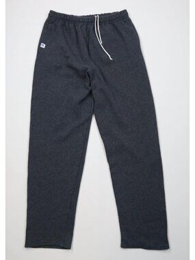 Vintage Russell Athletic Mens XL Faded Blank Heavyweight Sweatpants Pants Gray
